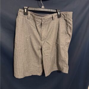 O'Neill Gray Flat Front Shorts Lightweight Casual Wear
